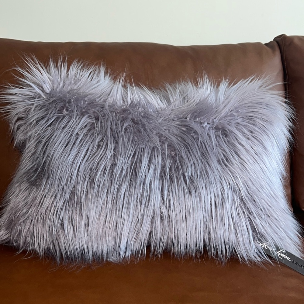 Marlo Lorenz Lavender Fluffy Pillow